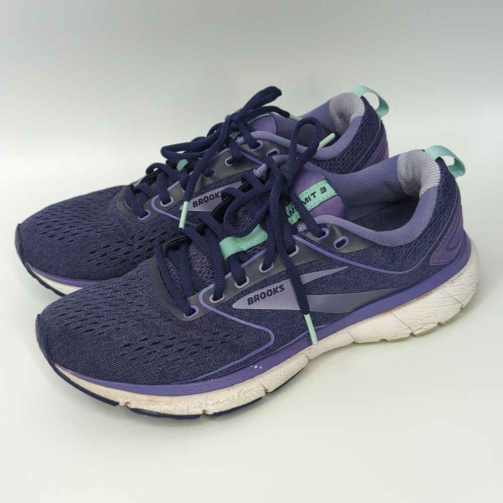Brooks Transmit 3 Purple Lace-up Running Shoes 9.5